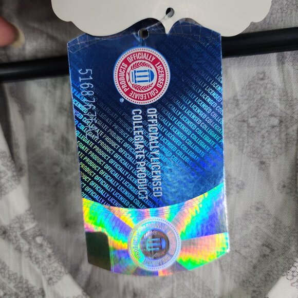 Womens Gameday Couture Gray Orange Tank Dress Oklahoma State University Fringe L - Picture 4 of 9